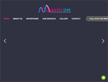 Tablet Screenshot of medialink.ae