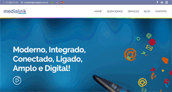 Desktop Screenshot of medialink.com.br