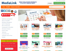 Tablet Screenshot of medialink.be